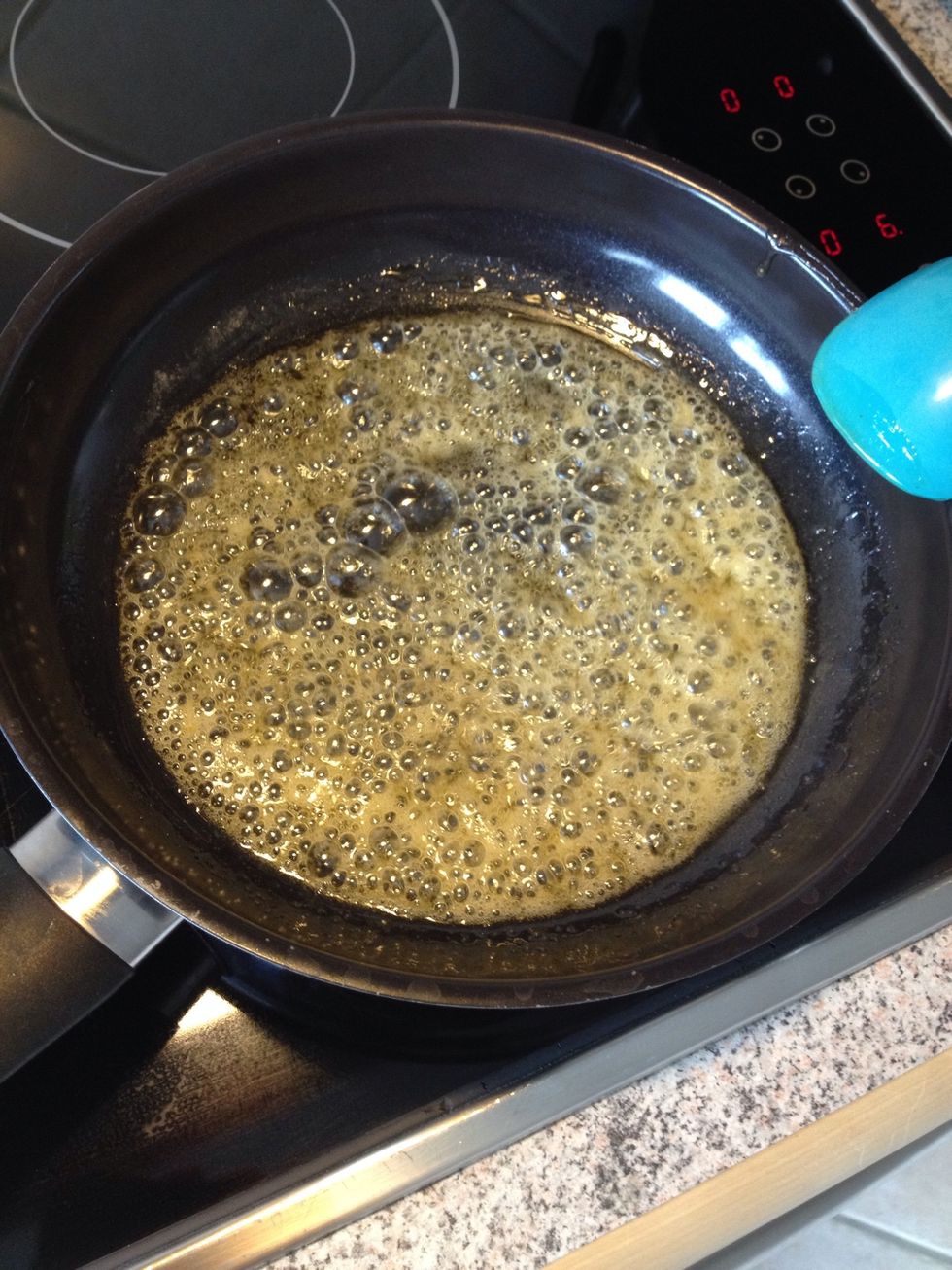 Add vanilla and mix it together