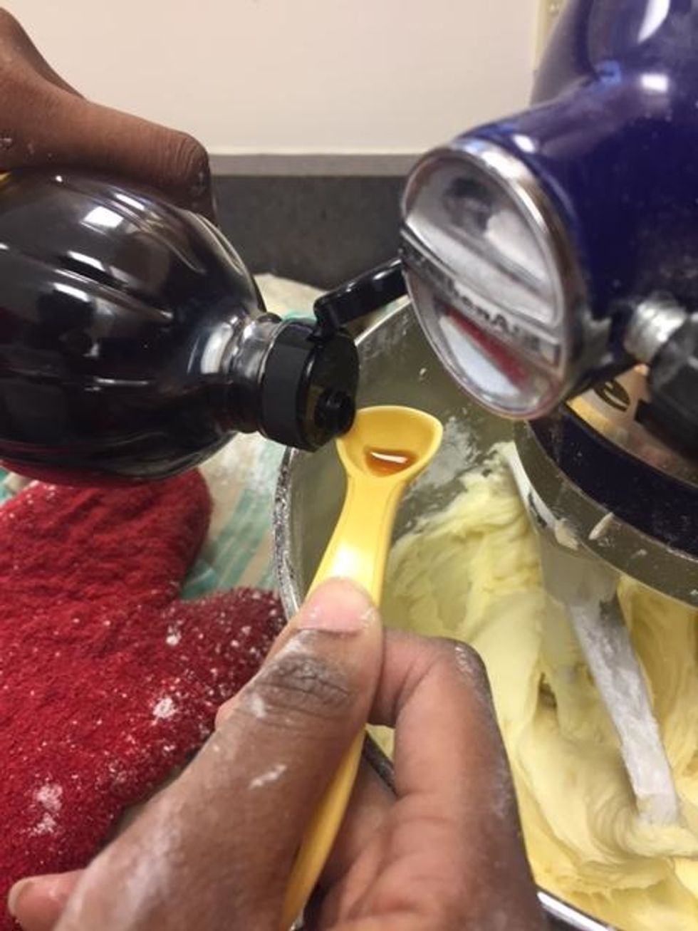 Add vanilla, beat until creamy