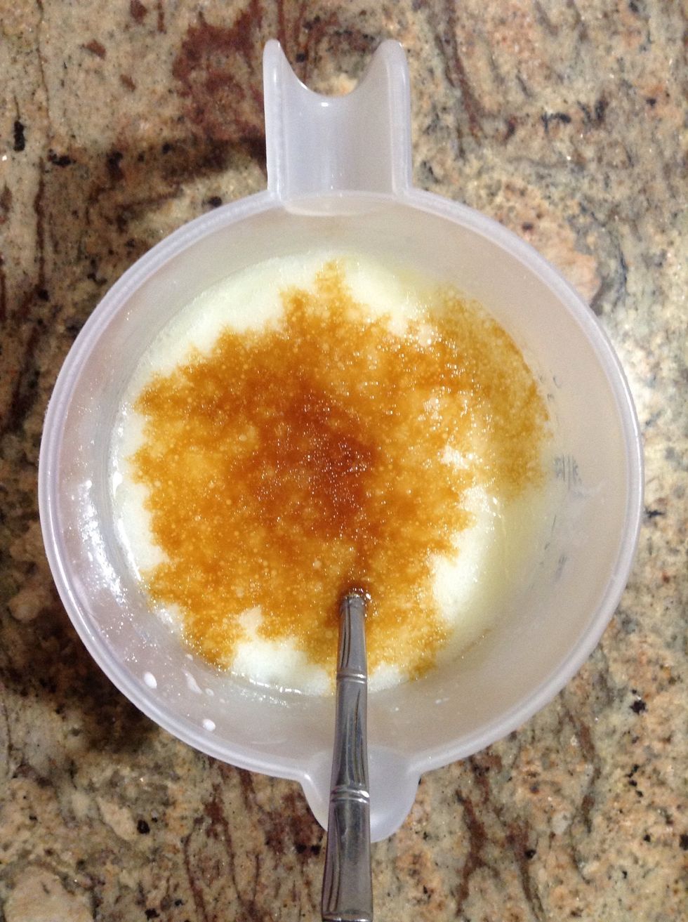 Add vanilla extract/powder to the buttermilk mix