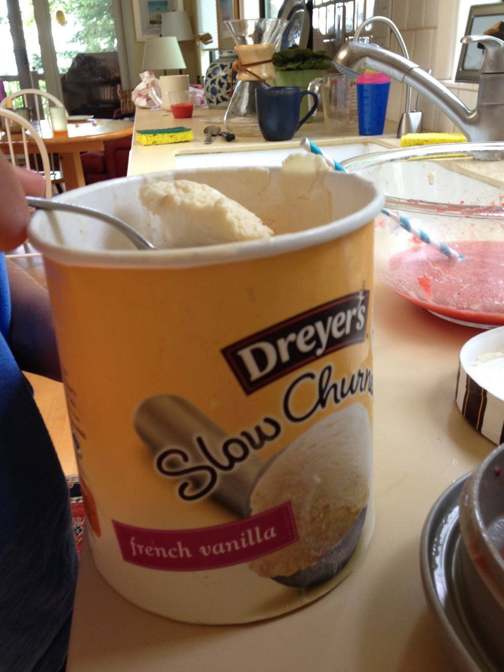 Add vanilla ice cream to blender for a more milkshake-y taste \ud83d\ude00