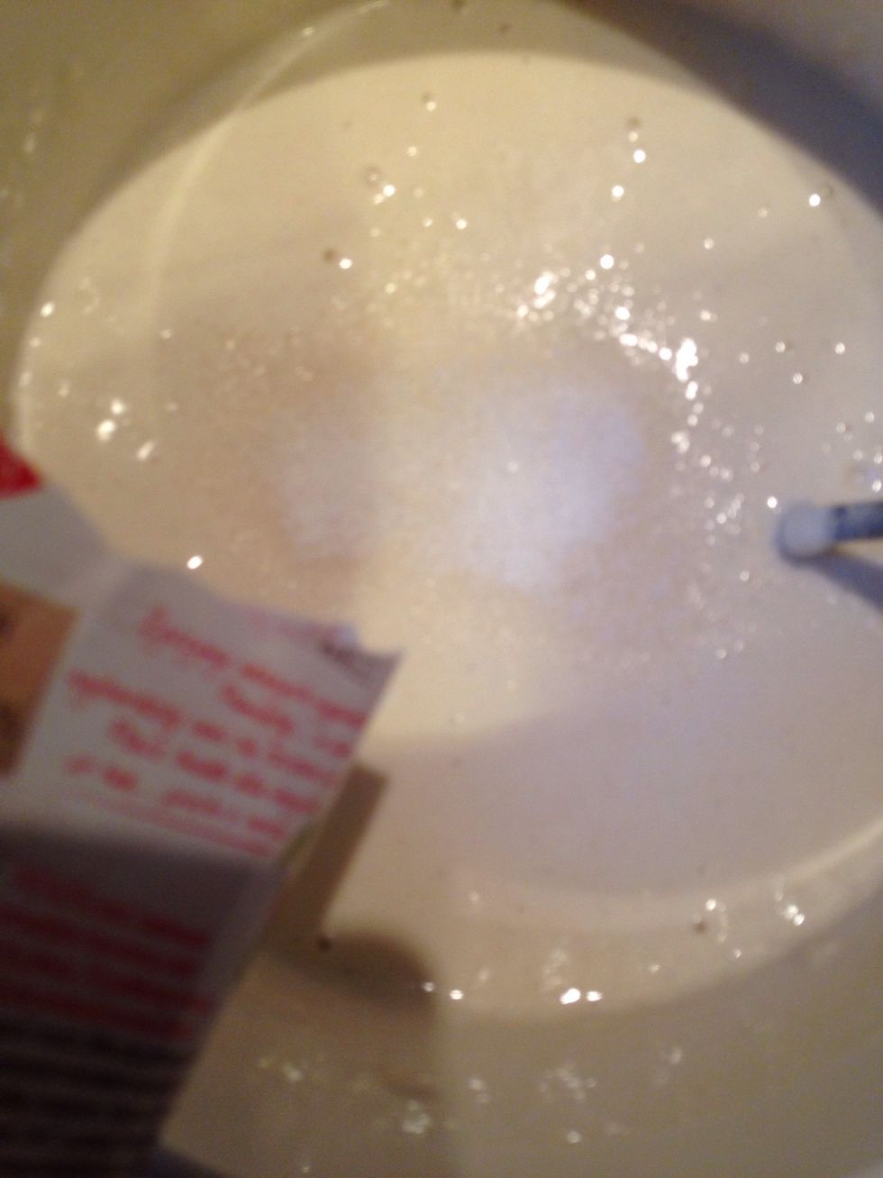 Add vanilla sugar. I added 30g. It's optional because for the end the pancakes will be sweet. But I recommend this, especially the vanilla sugar because it gives aroma.