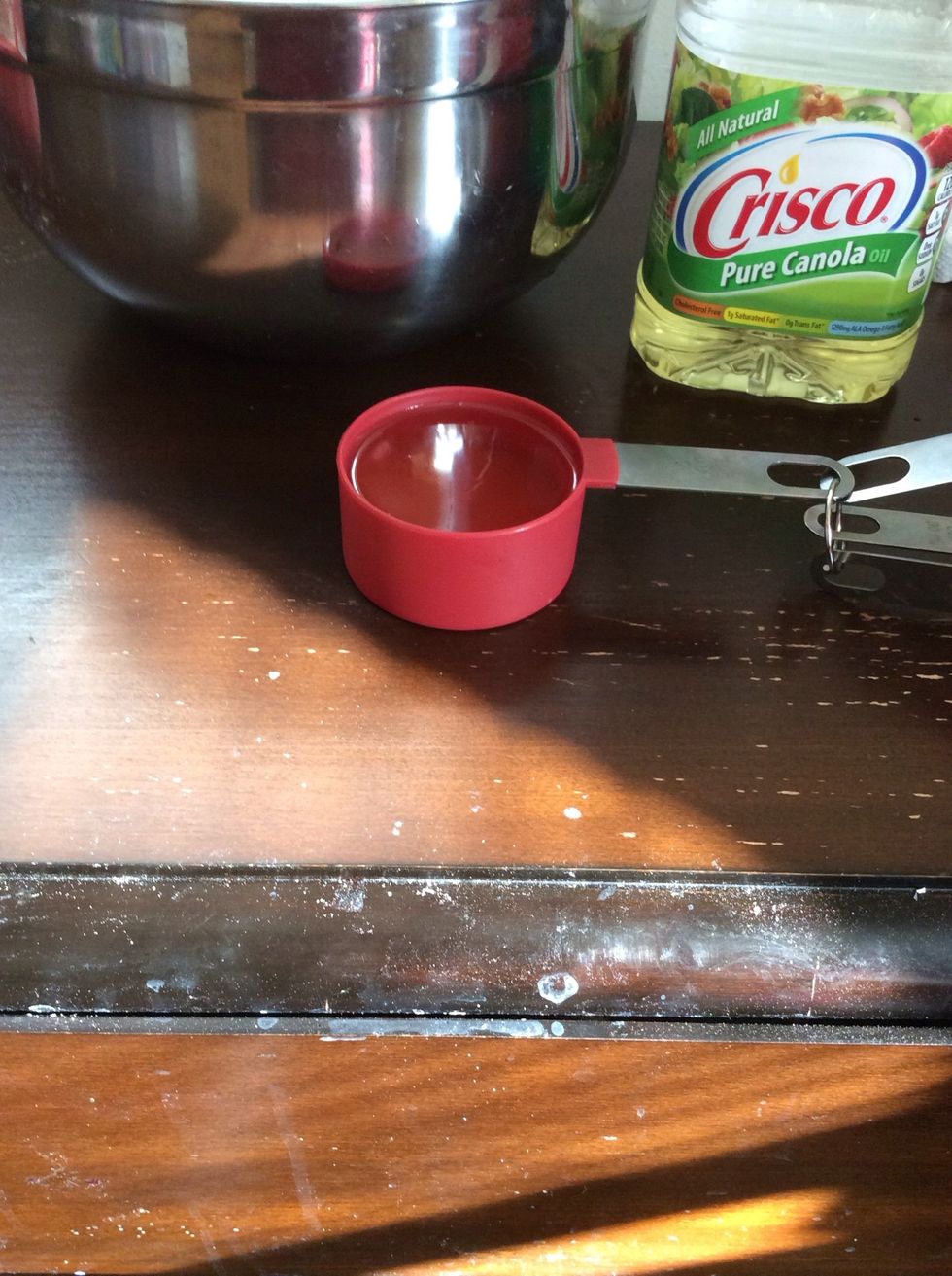 Add vegetable oil.