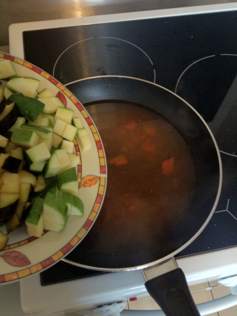 Add veggies