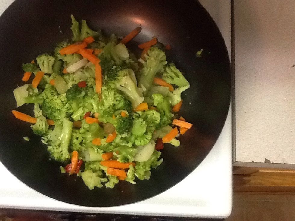 Add veggies