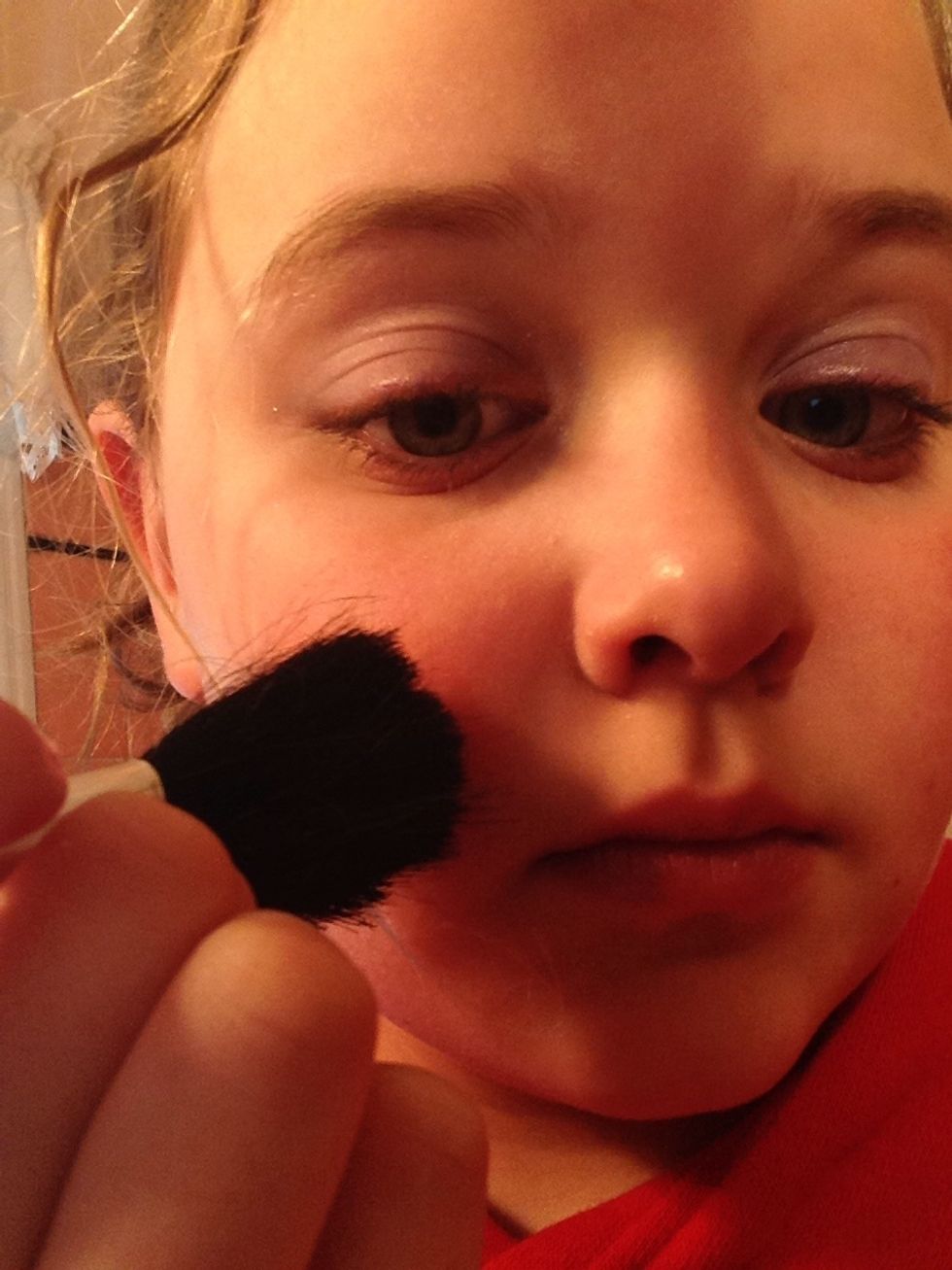 Add very light blush