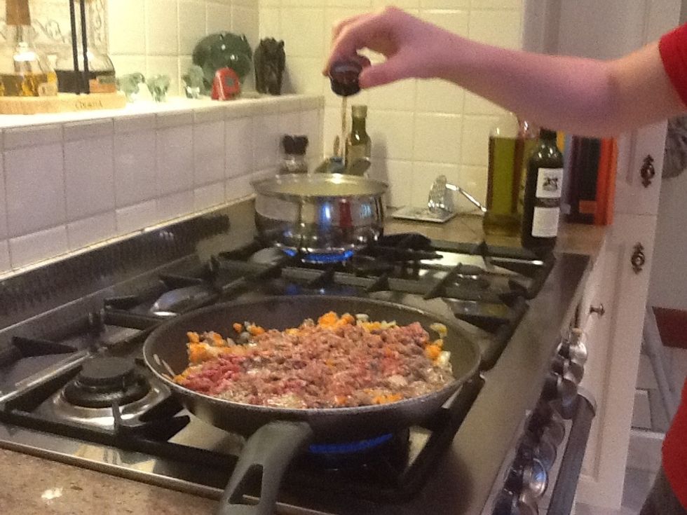 Add vinegar.