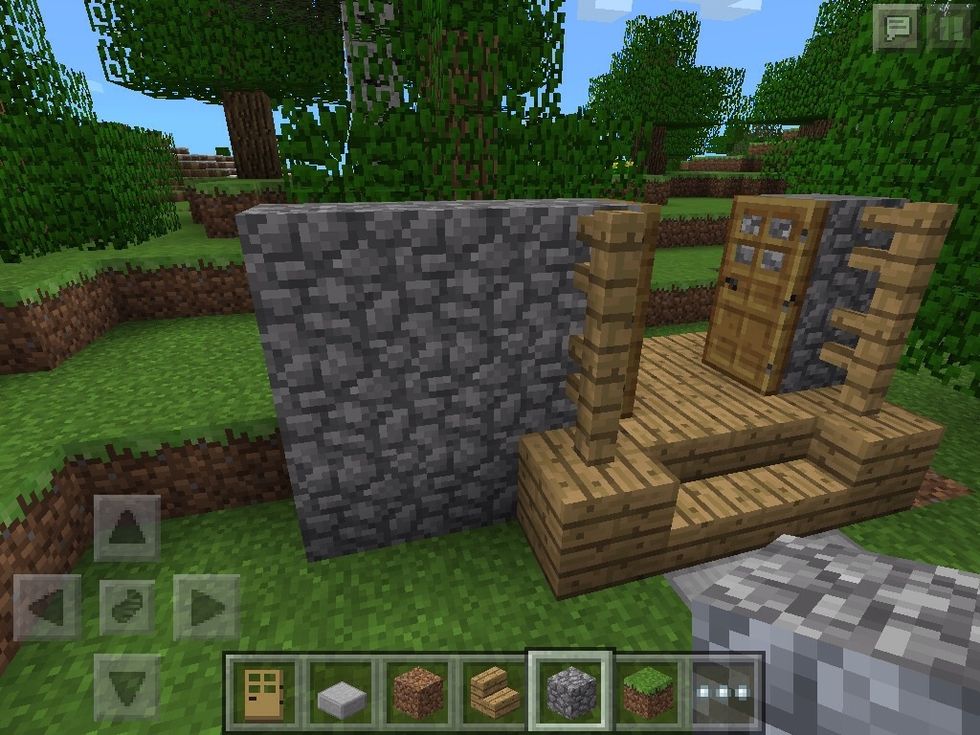 Add wall 3 stone 4 tall