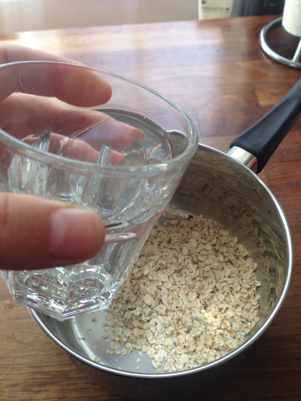 Add water 1:1 (this is for 1person)