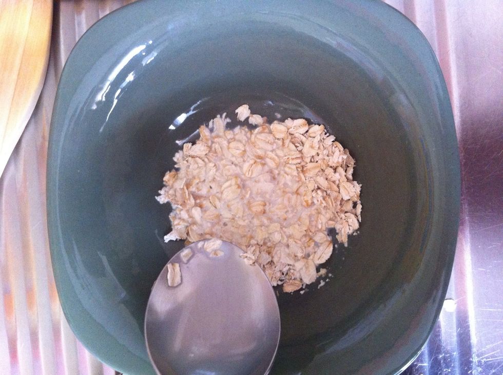 Add water. And stir.