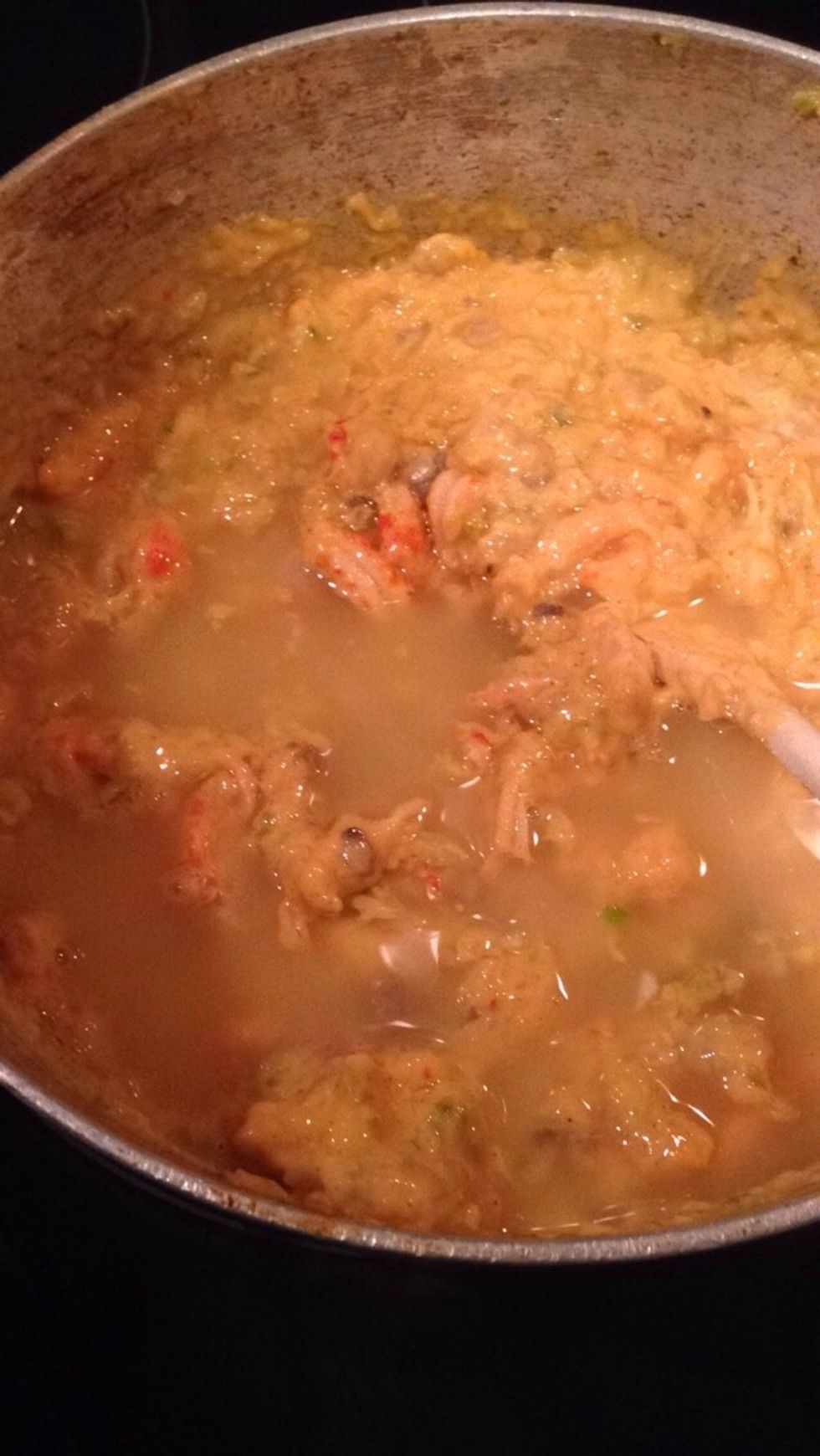 Add water to thin it out a bit.