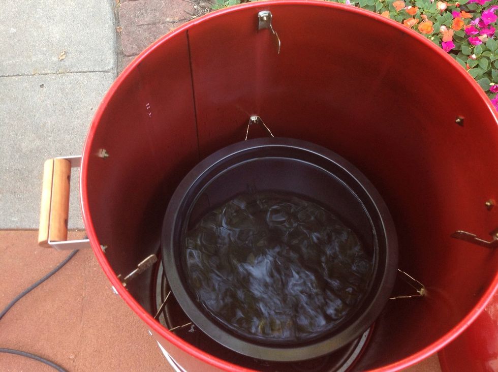 Add water to your smoker. I check my water after 2 hours. Do not check too often!