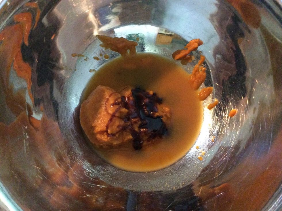 Add wet ingredients.