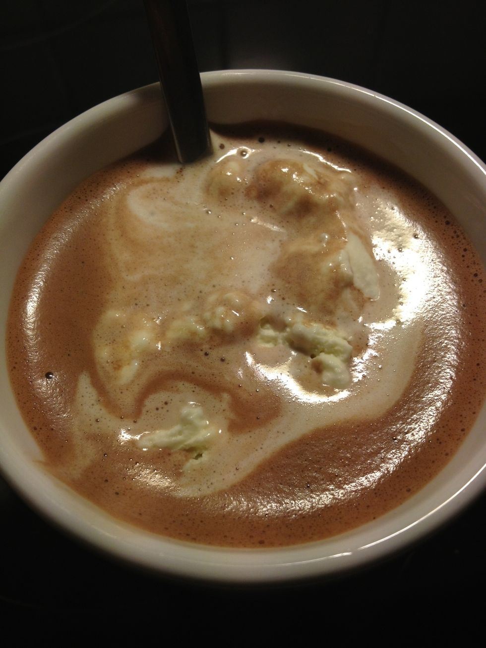 Add whipped cream or Marshmallows:)