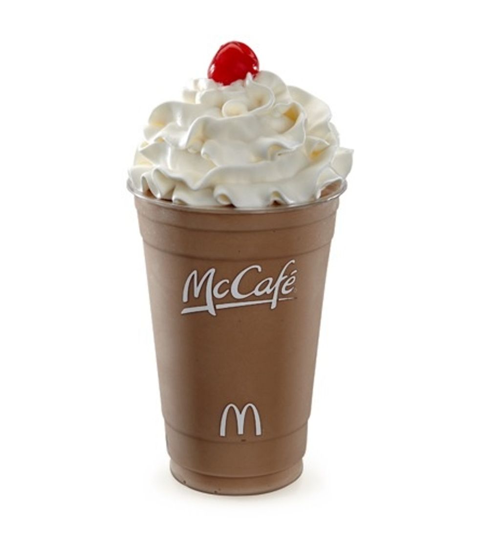 Add whipped cream or shavings of chocolate