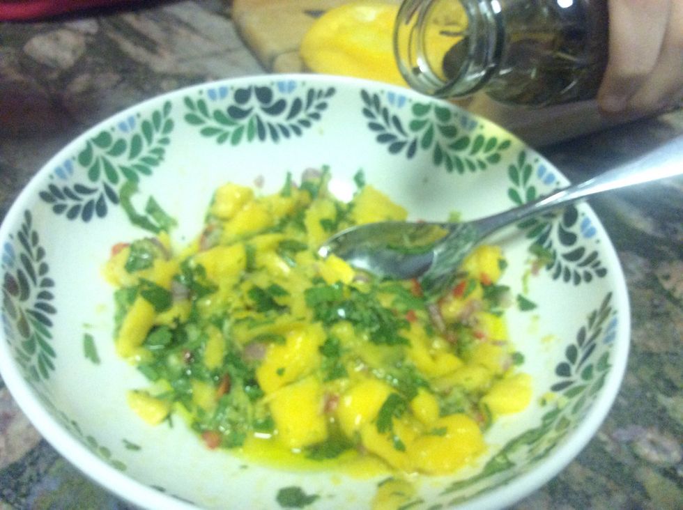 Add white wine vinegar