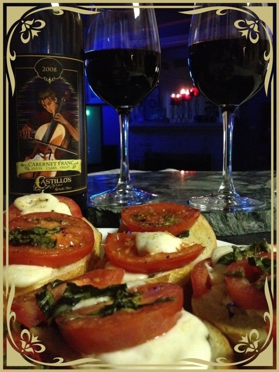 Add wine, candles, music, and Enjoy!