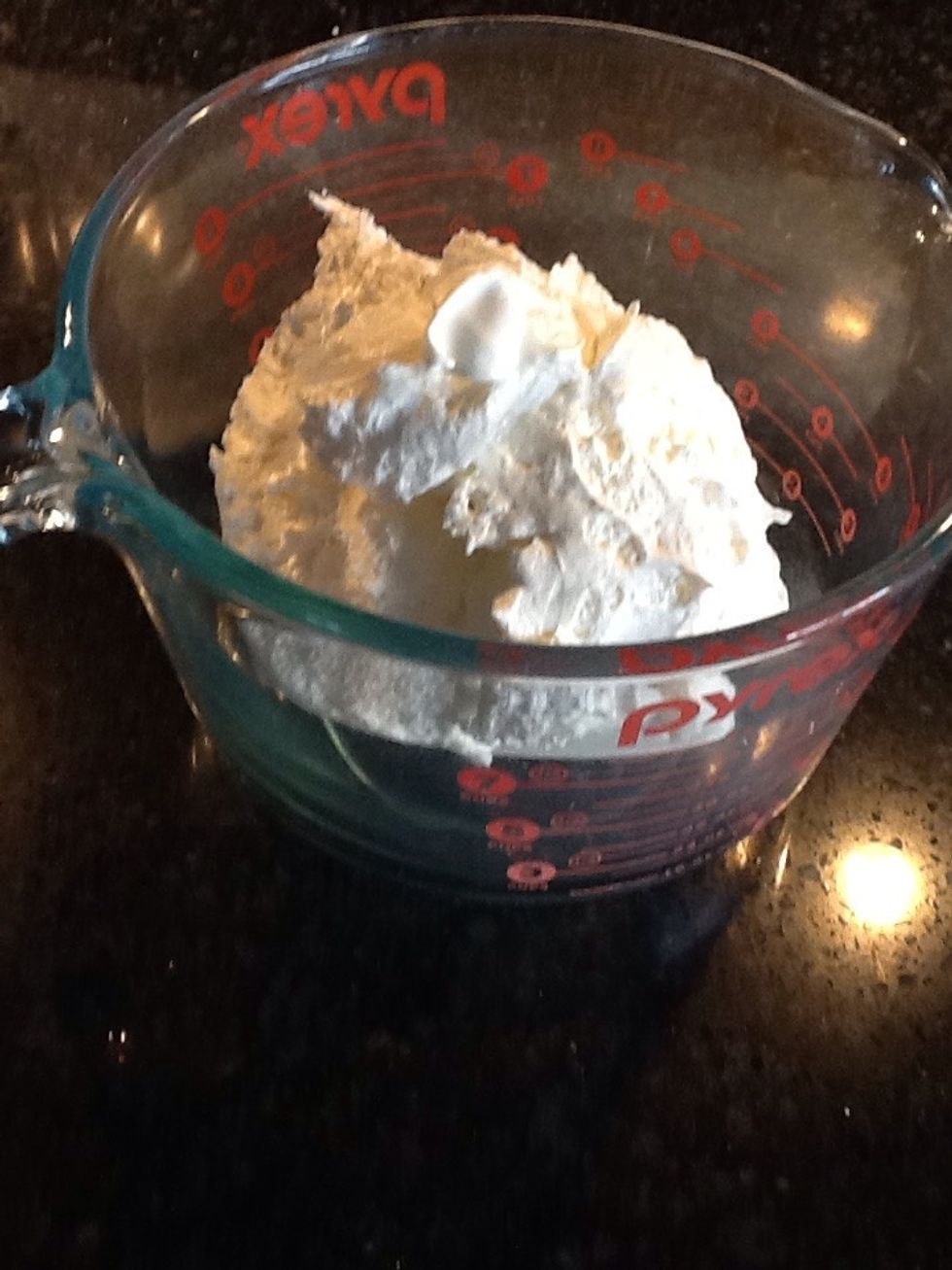 Add wiped topping