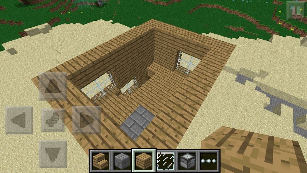 Add wooden planks