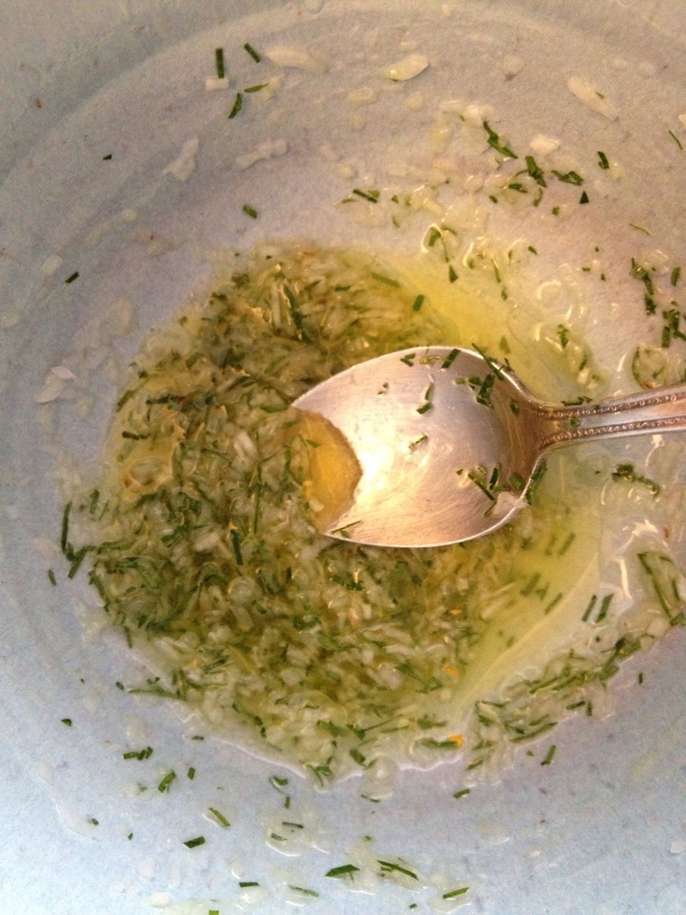 Add yellow sauce
