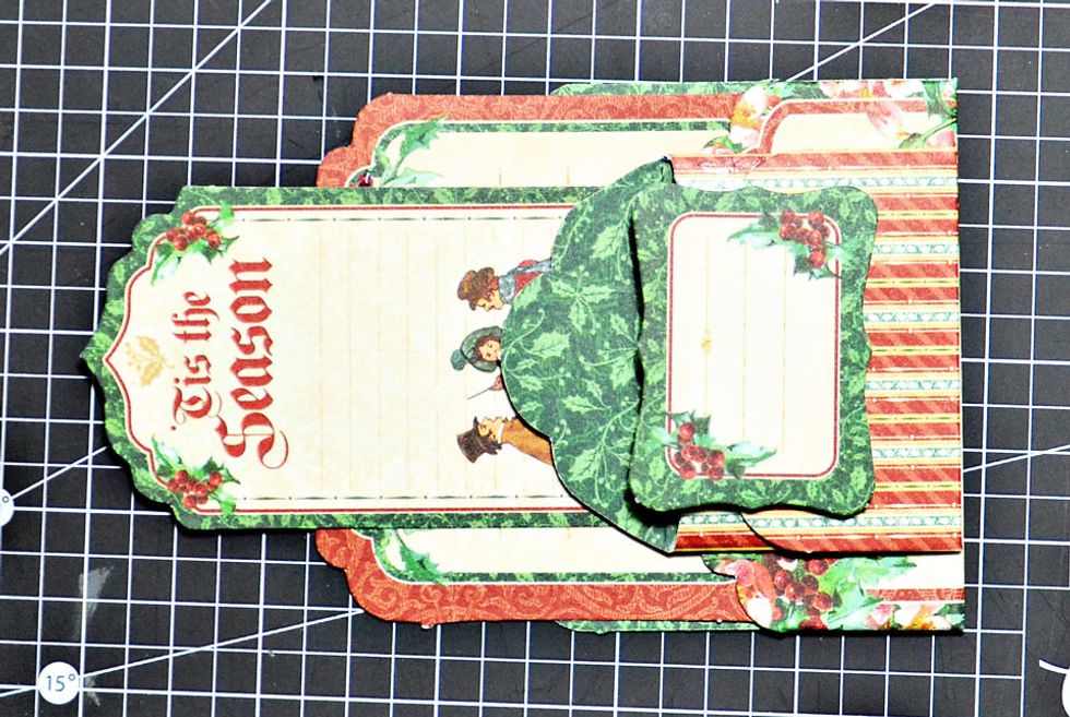 Add yet another frame piece to the top as shown.