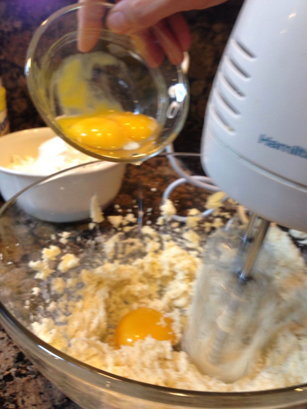 Add yolk one at a time