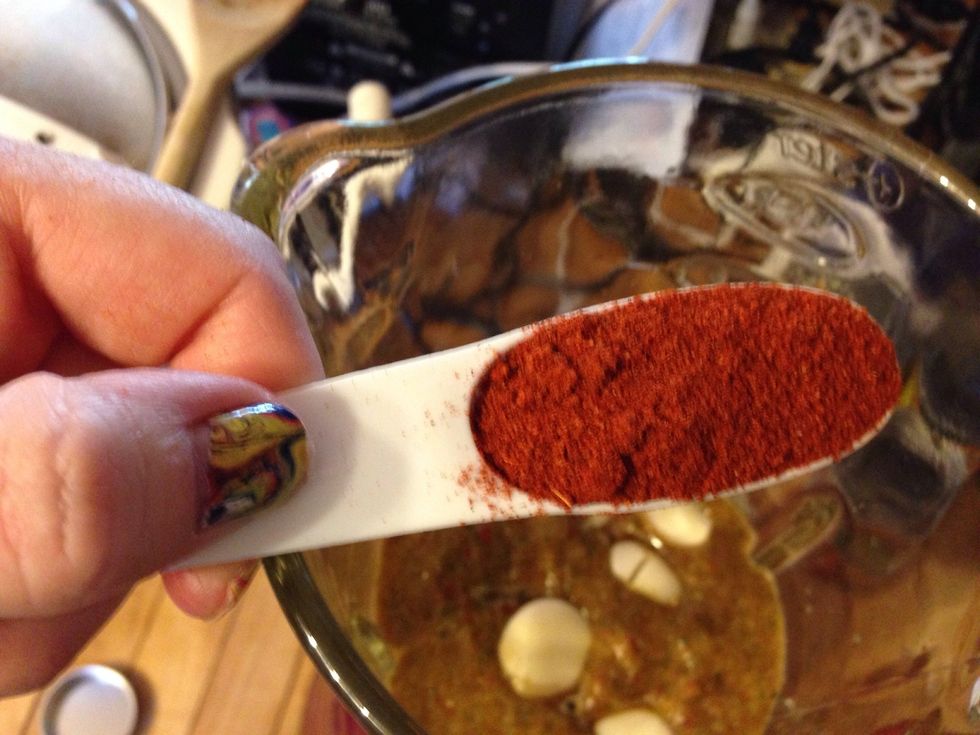 Add you chili pepper.