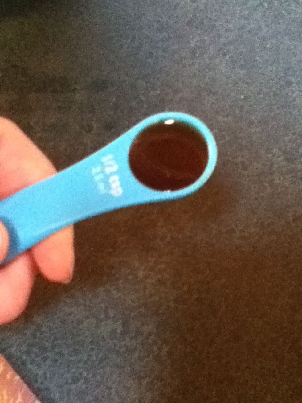 Add your 1/2 teaspoon of vanilla