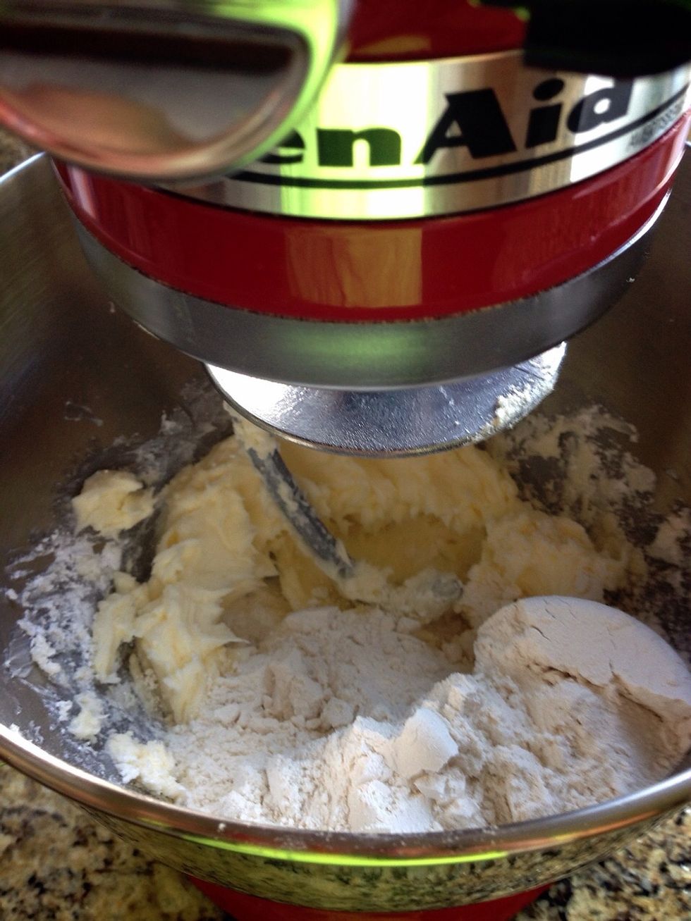 Add your 2 cups of flour.