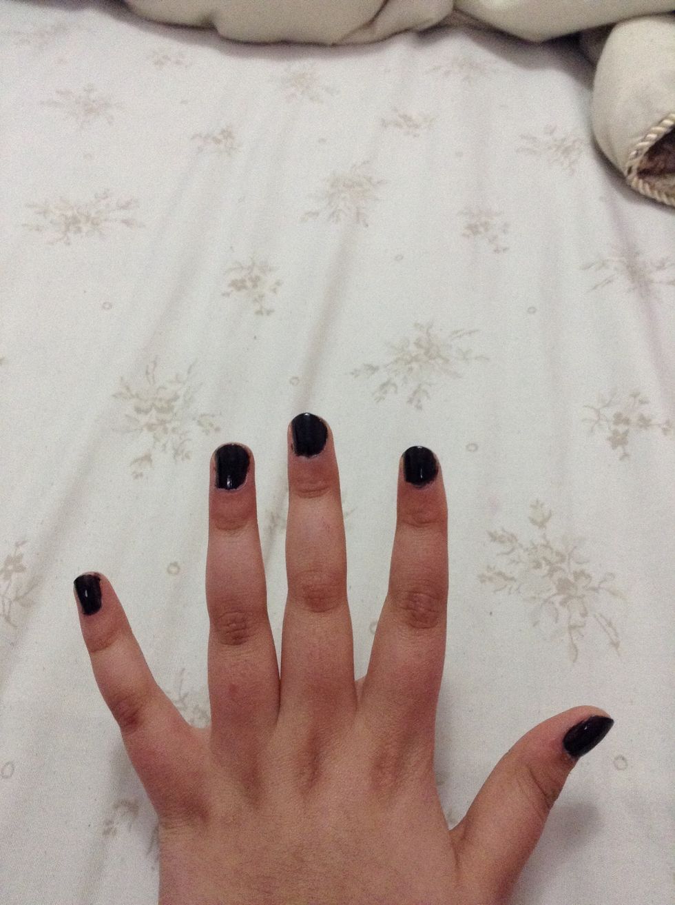 Add your base colour(make sure it's dry!)