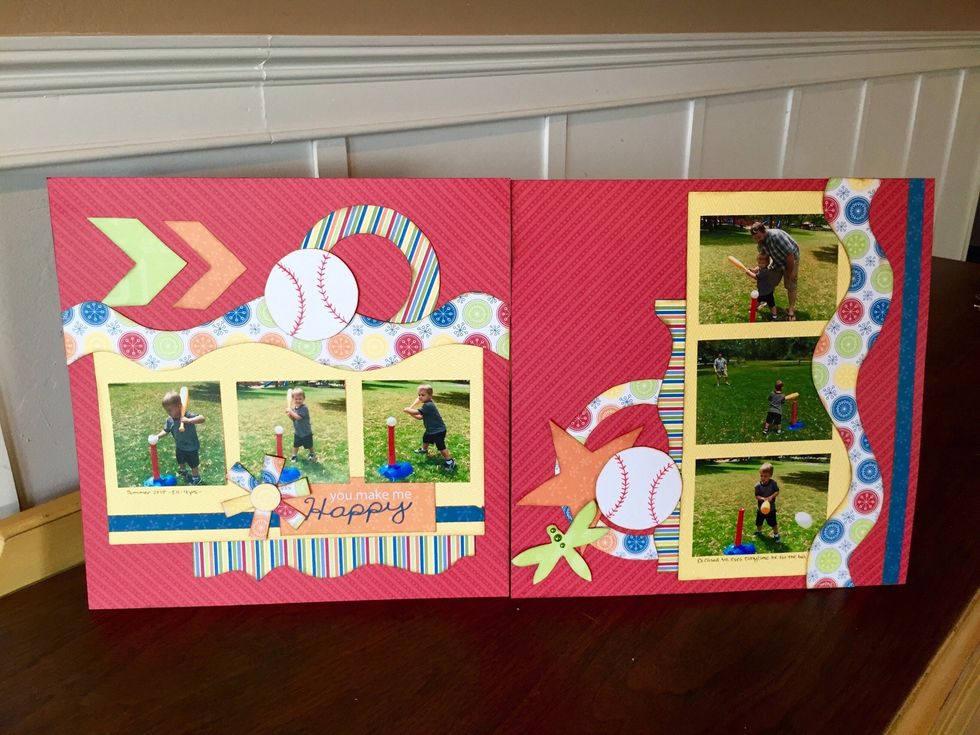 Add your baseballs to your layout or other project.