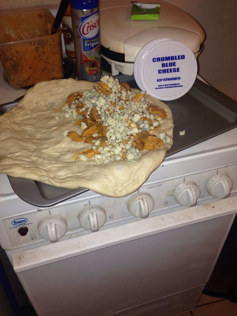 Add your blue cheese