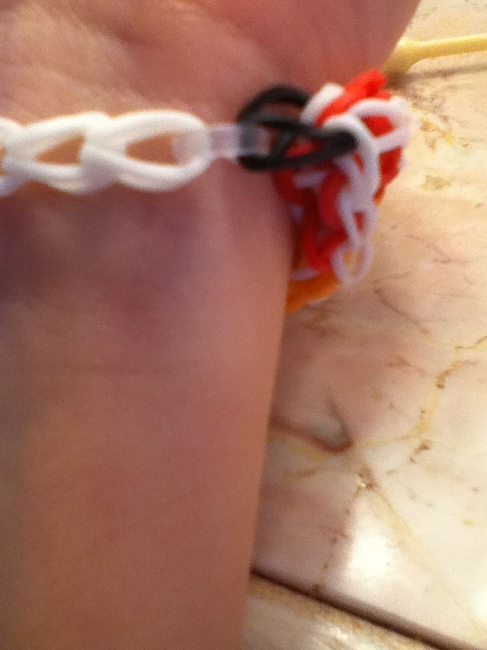 Add your c-clip to both sides.