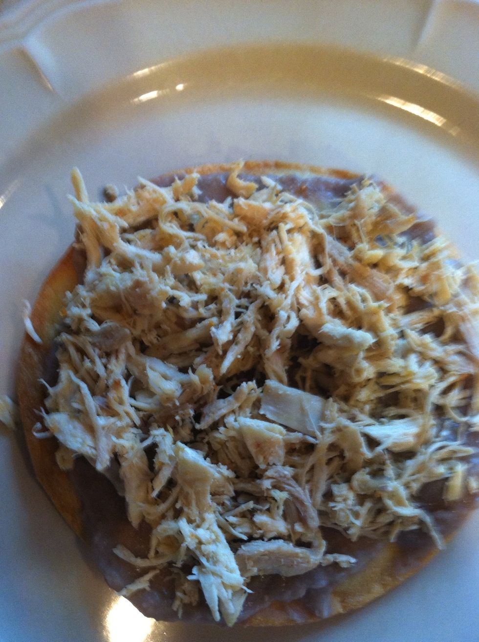 Add your chicken in tomato sauce ( I have a guide for the chicken as well)