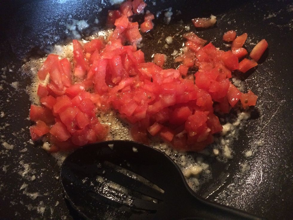 Add your diced tomatoes