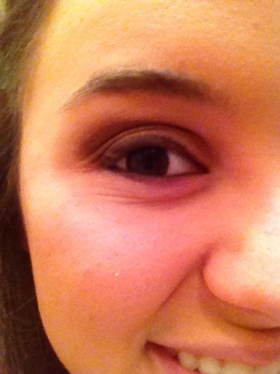 Add your eyeliner however you would like!