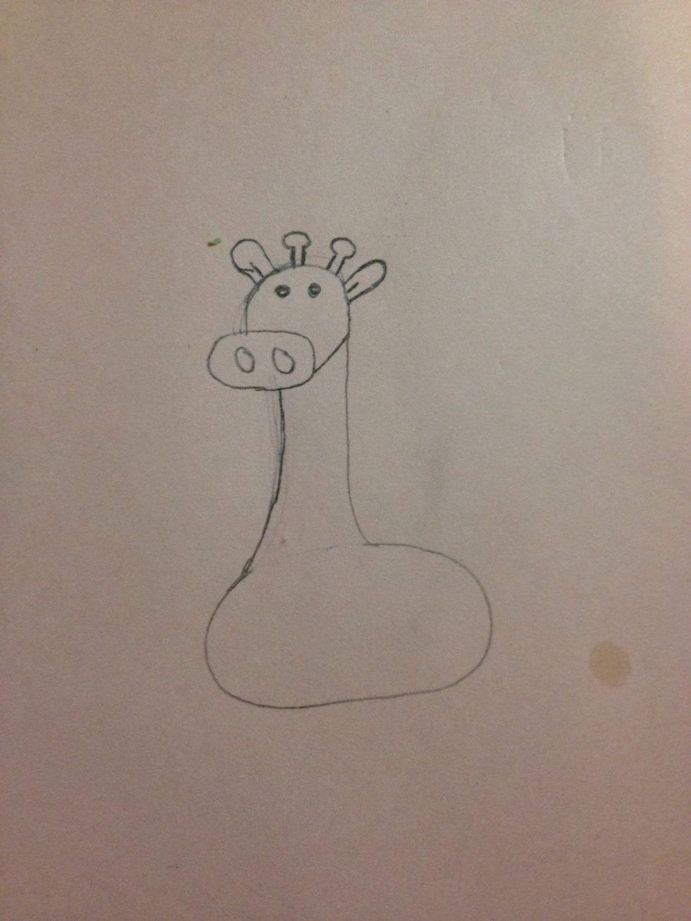 Add your eyes and nostrils and ears.