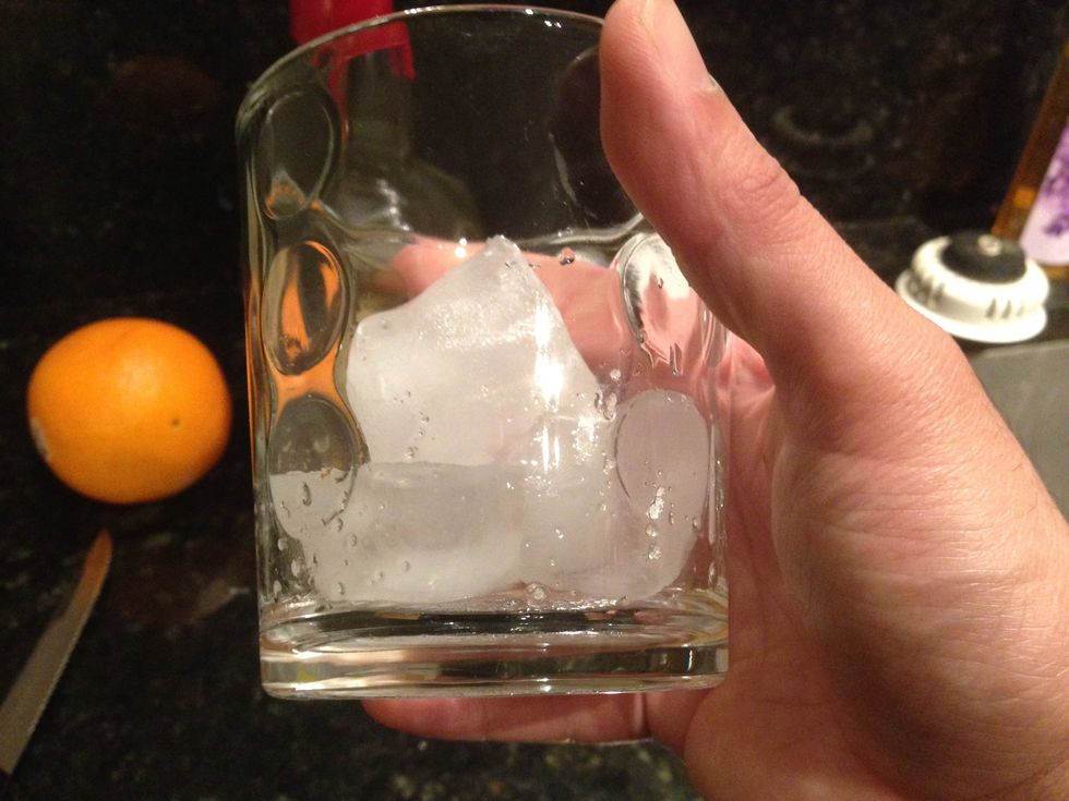 Add your ice cubes