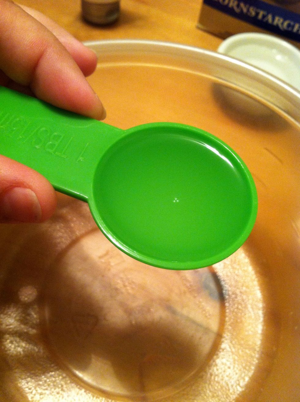 Add your ingredients, all but the lotion, to the bowl. It'll be very wet and liquidy. Sorry I forgot the closeup picture. It was very difficult to make a guide while doing this lol it's messy.