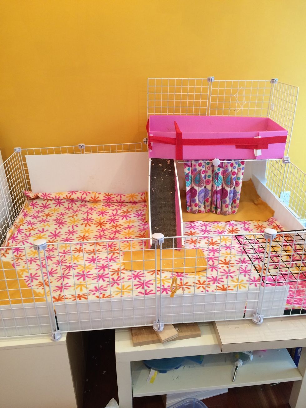 Add your loft and ramp, if you have one.