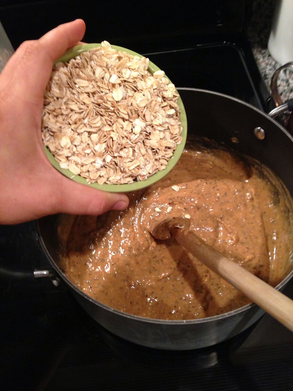 Add your oats...