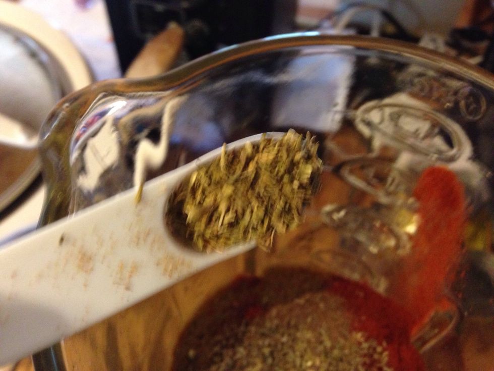 Add your oregano.