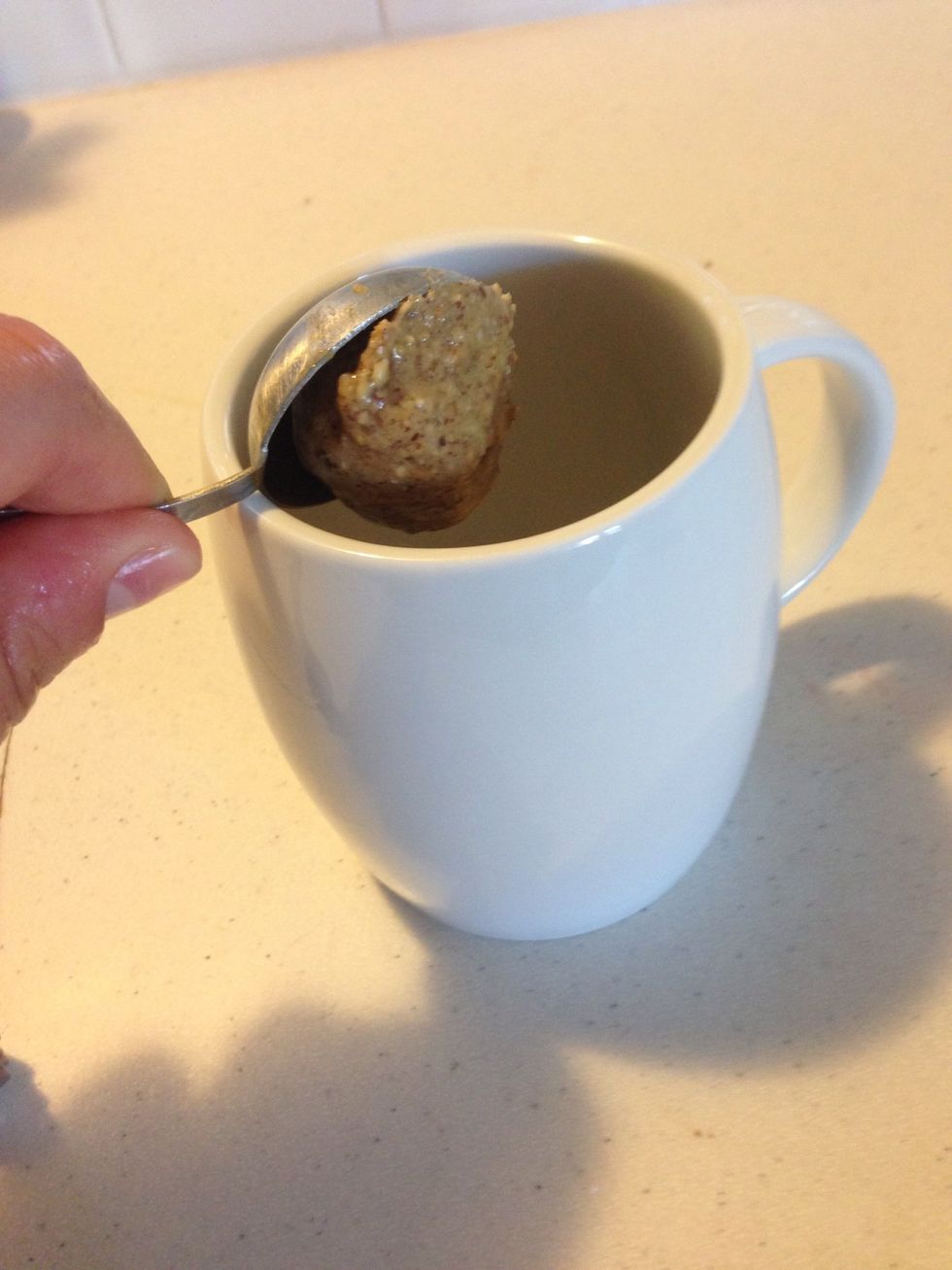 Add your peanut butter or in my case almond butter\ud83d\ude01
