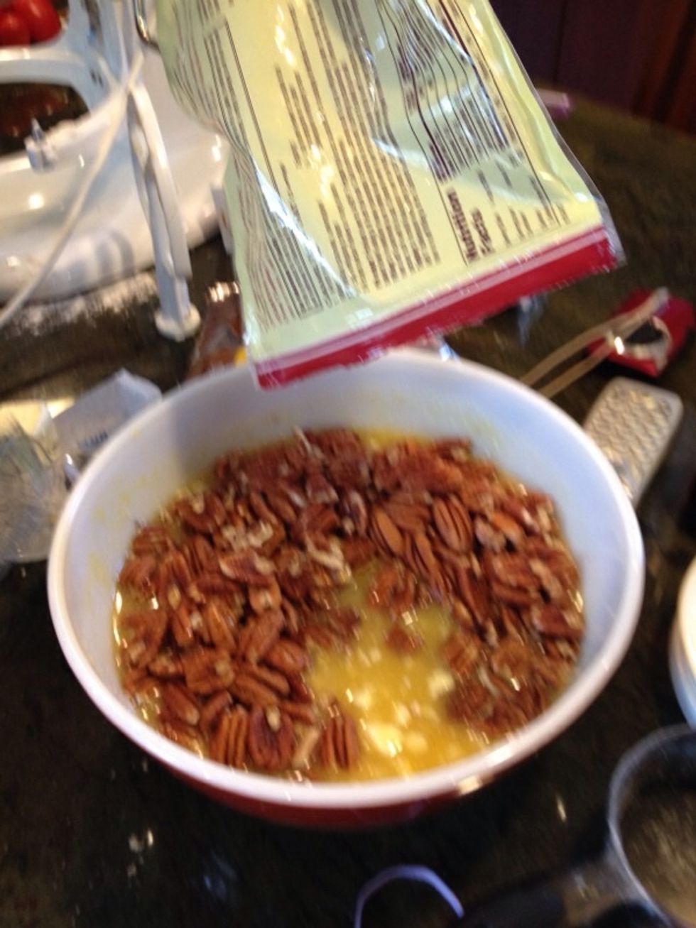 Add your pecans