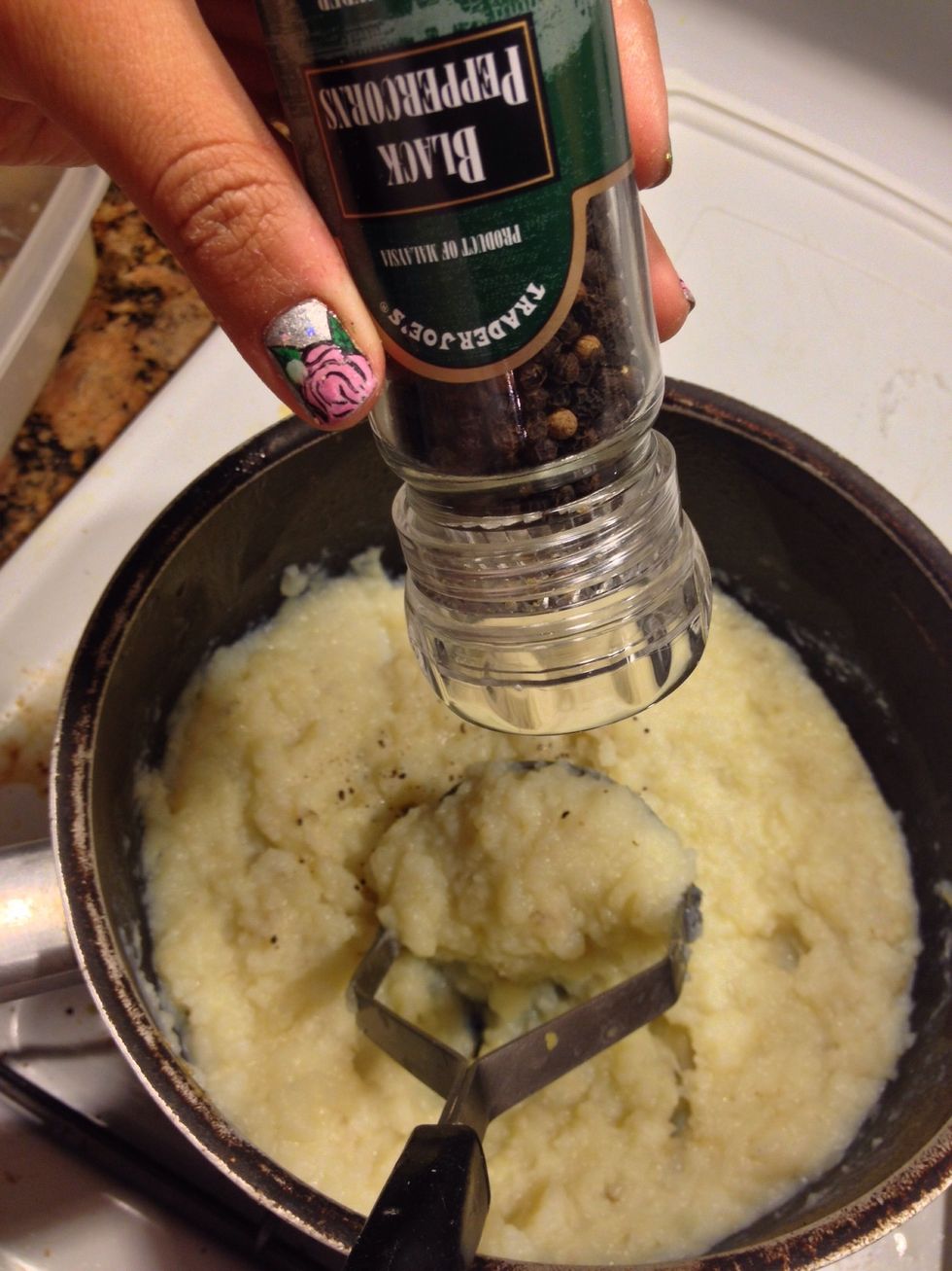 Add your pepper (as desired)