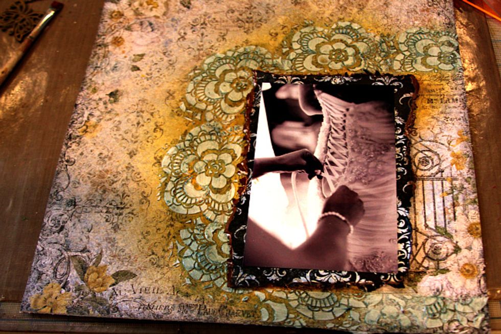 Add your photo and matting.