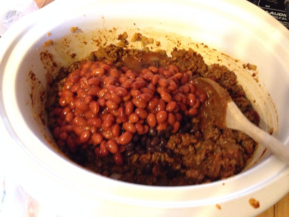 Add your red chili beans.