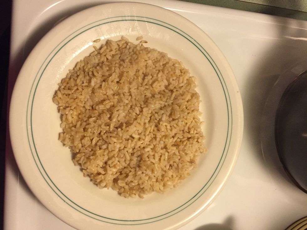 Add your rice to your plate