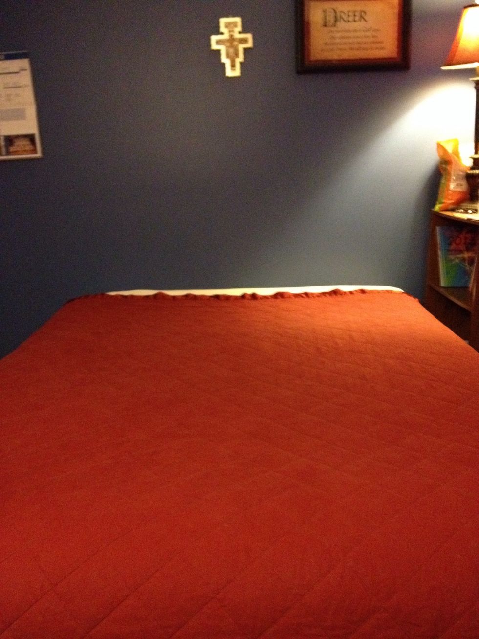 add your show blanket next over your bed perfectly