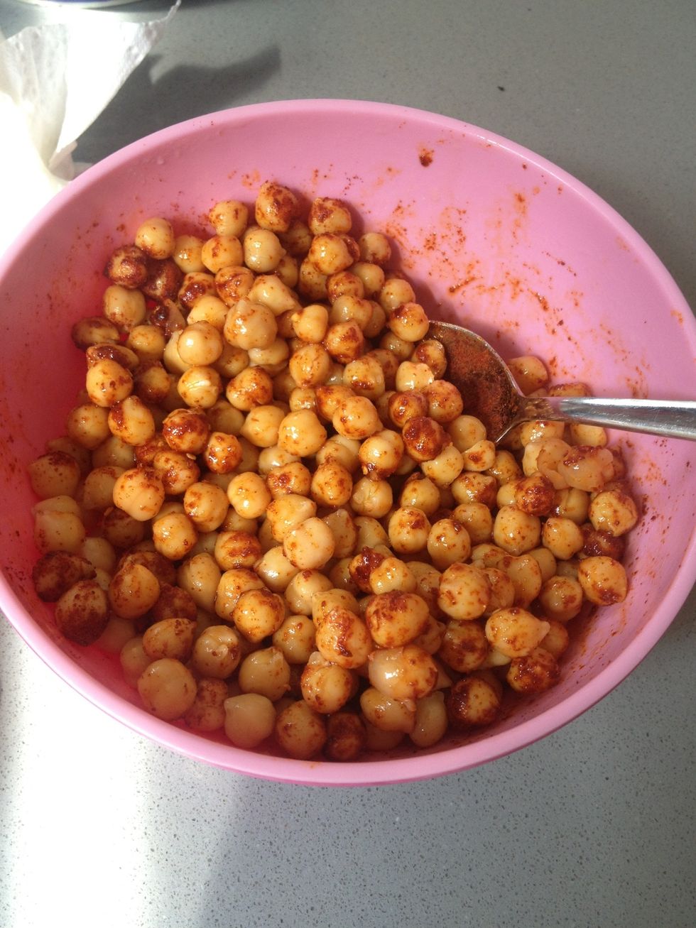 Add your spice(s) and mix it well.