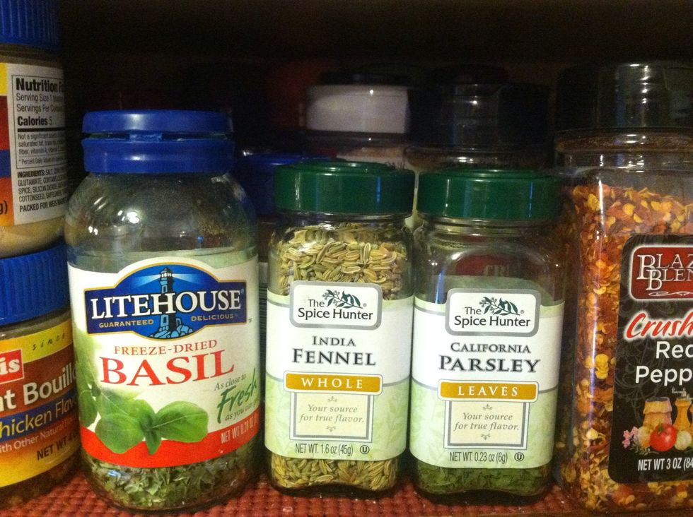 Add your spices now. You can use whatever you like. I switch it up depending on my mood.
